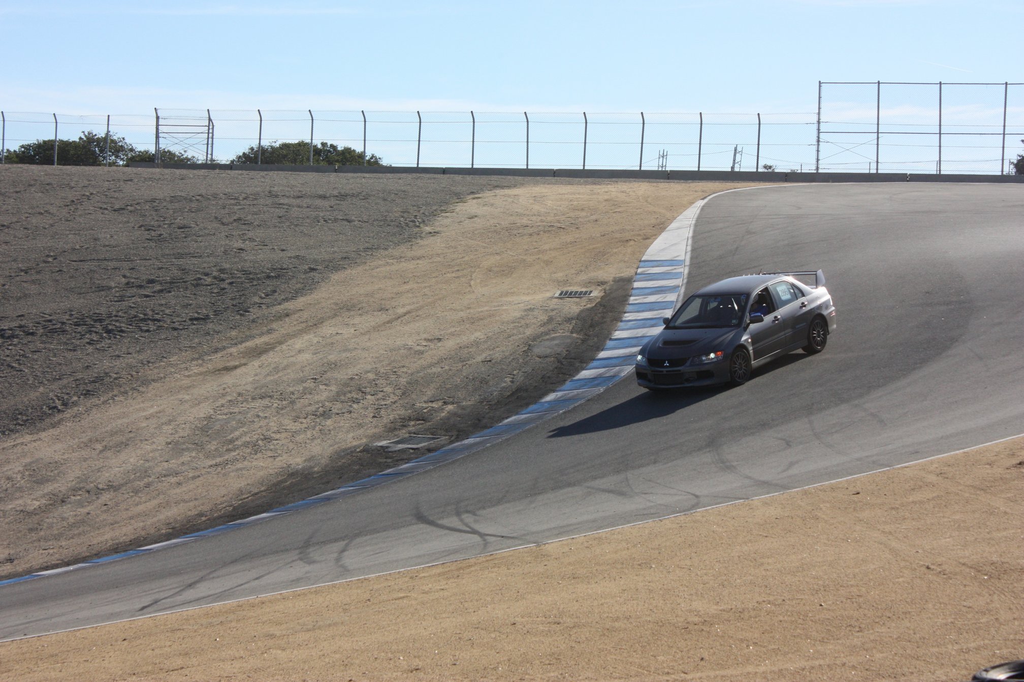 2006 Mitsubishi Lancer Evolution IX MR at Laguna Seca