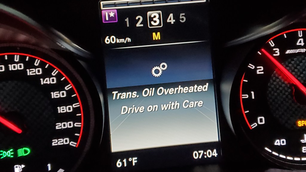 2016 Mercedes-AMG GT S Trans. Oil Overheated