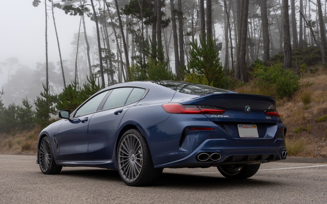 Alpina B8 Gran Coupe 3/4 side