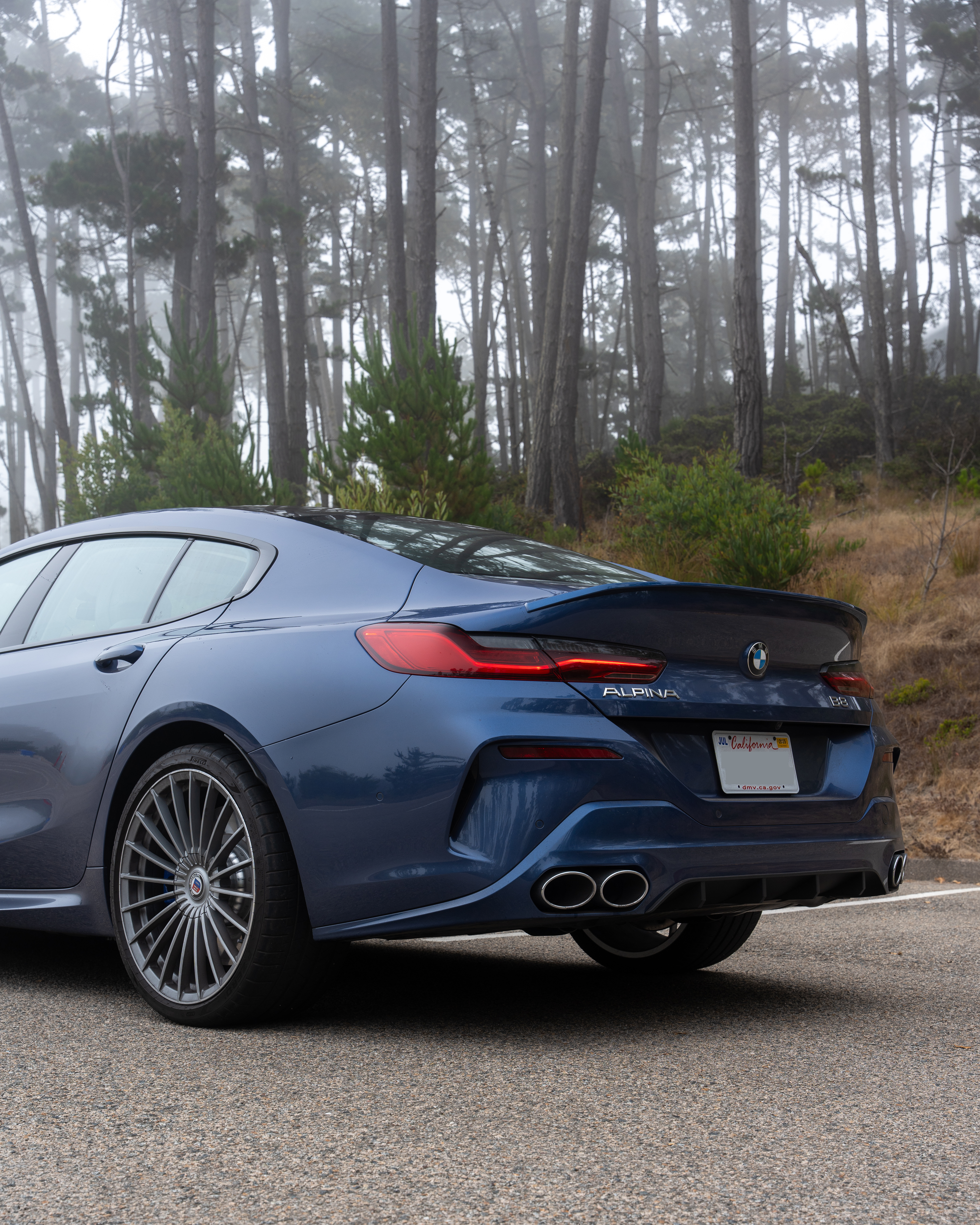 Alpina B8 Gran Coupe 3/4 side